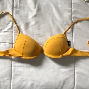 Yellow-Orange push up Bikini top
